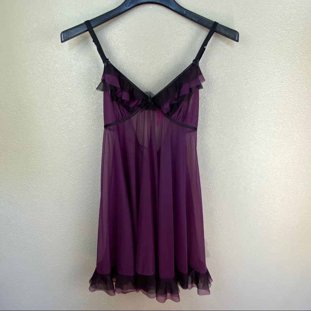 Betsey Johnson nighty lingerie slip dress babydoll